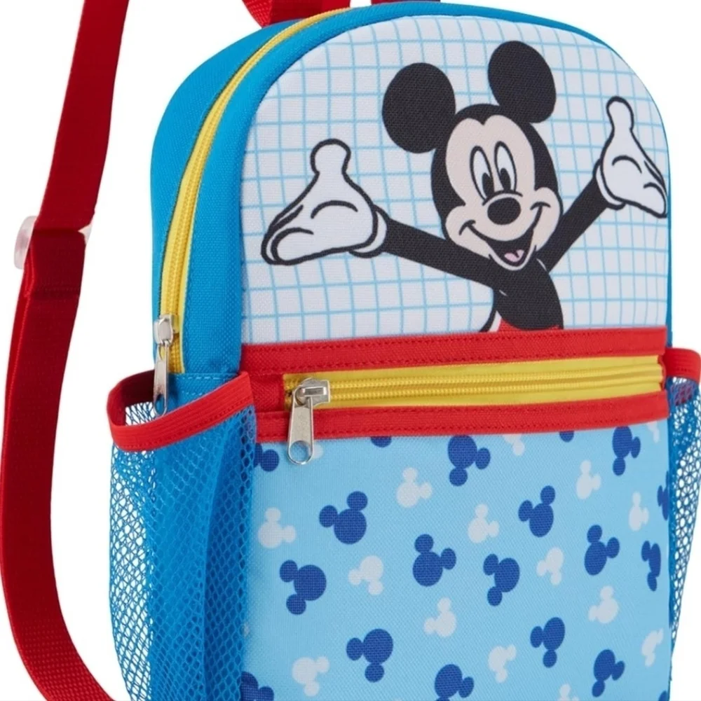 Disney Mickey Mouse Kids Backpack - Blue and Red